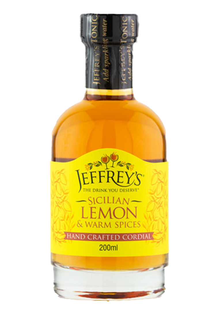 Jeffreys Hand Crafted Cordial Sicillian Lemon & Warm Spices